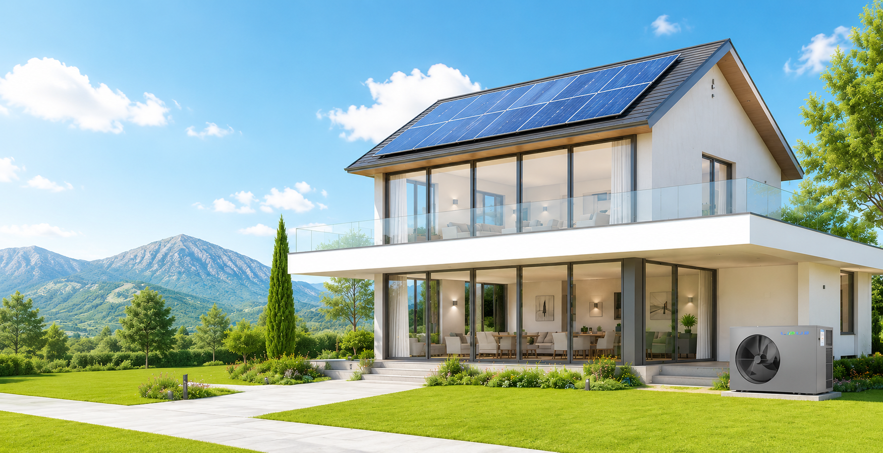 Enerji verimli modern ev